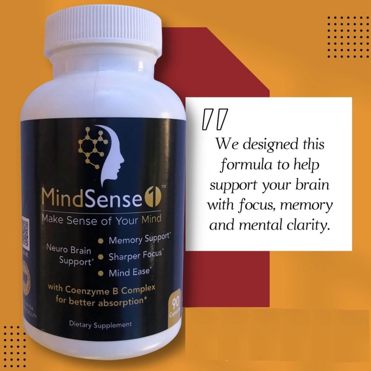  Brain Supplement for Memory and Focus, Nootropic